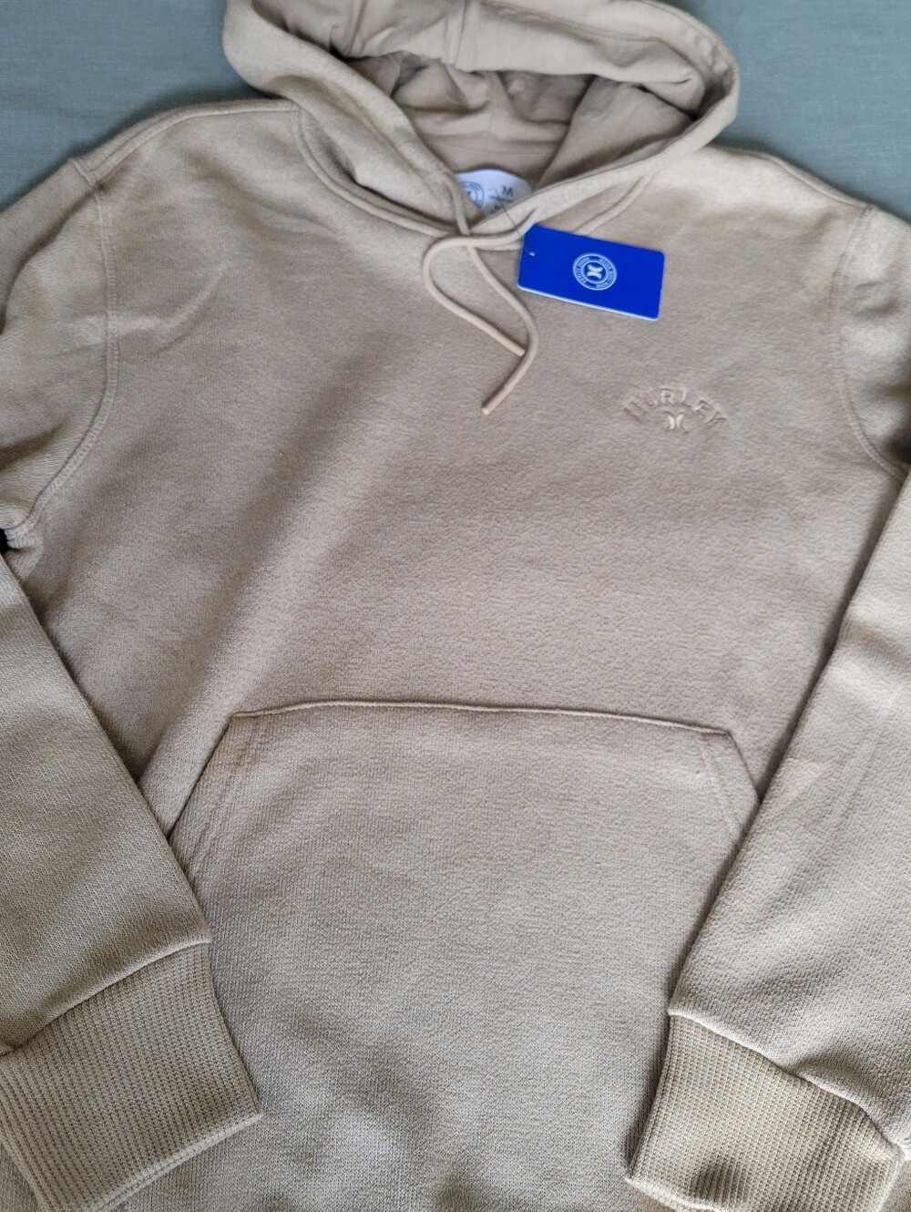 Hurley Tan Hooded Pullover Sweatshirt